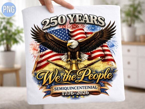 250 Years We the People Eagle 1776 PNG
