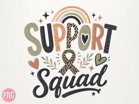 Elevating Brand Identity with the Retro Boho Support Squad Ribbon PNG: A Strategic Asset for Modern Creators