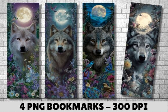 Evaluating the Floral Forest Wolf Moon Bookmark for Professional and Creative Use