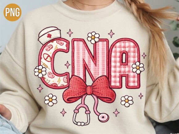 Pink Gingham CNA Nurse Stethoscope PNG: Elevating Medical Creativity with High-Quality Digital Design