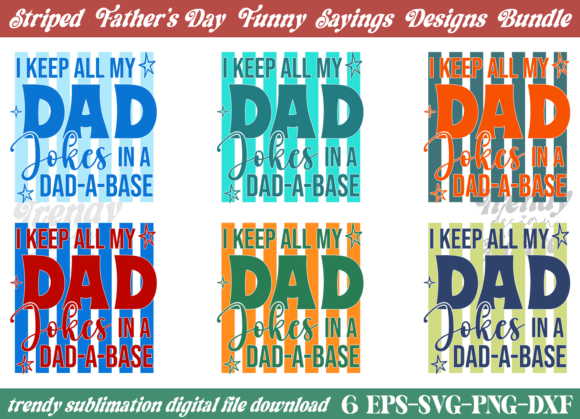 Striped Funny Fathers Day SVG PNG Bundle: A Practical Guide for Creators